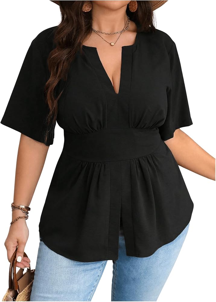 Peplum Stretch Top